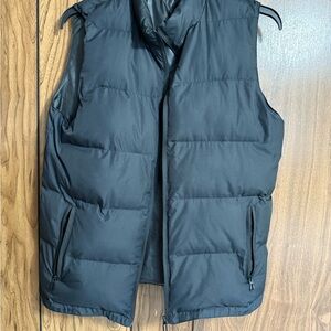 Men's Black Puffer Vest
